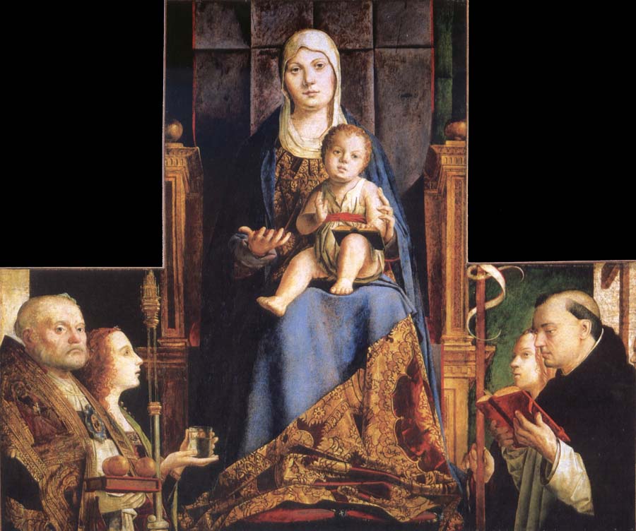 Antonello da Messina Madonna with SS Nicholas of Bari,Anastasia
